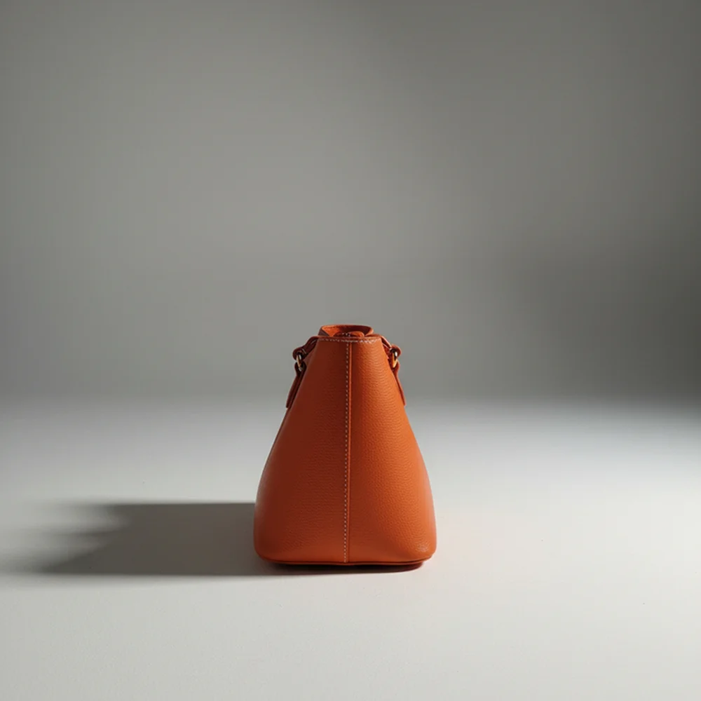 Kate Spade Orange Leather Satchel – Polka Dot Interior| MSRP $298